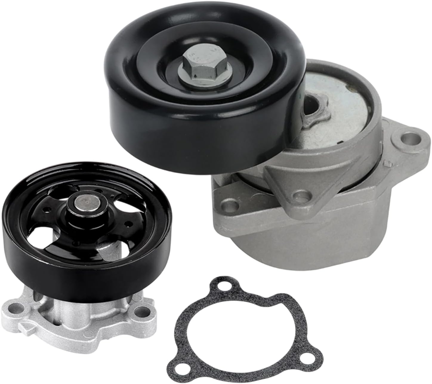 SCITOO 419-013 119558J000 119558J00A Belt Tensioner Water Pump Kit for Nissan 2002-2012 Altima 2008-2013 Rogue 2002-2012 Sentra