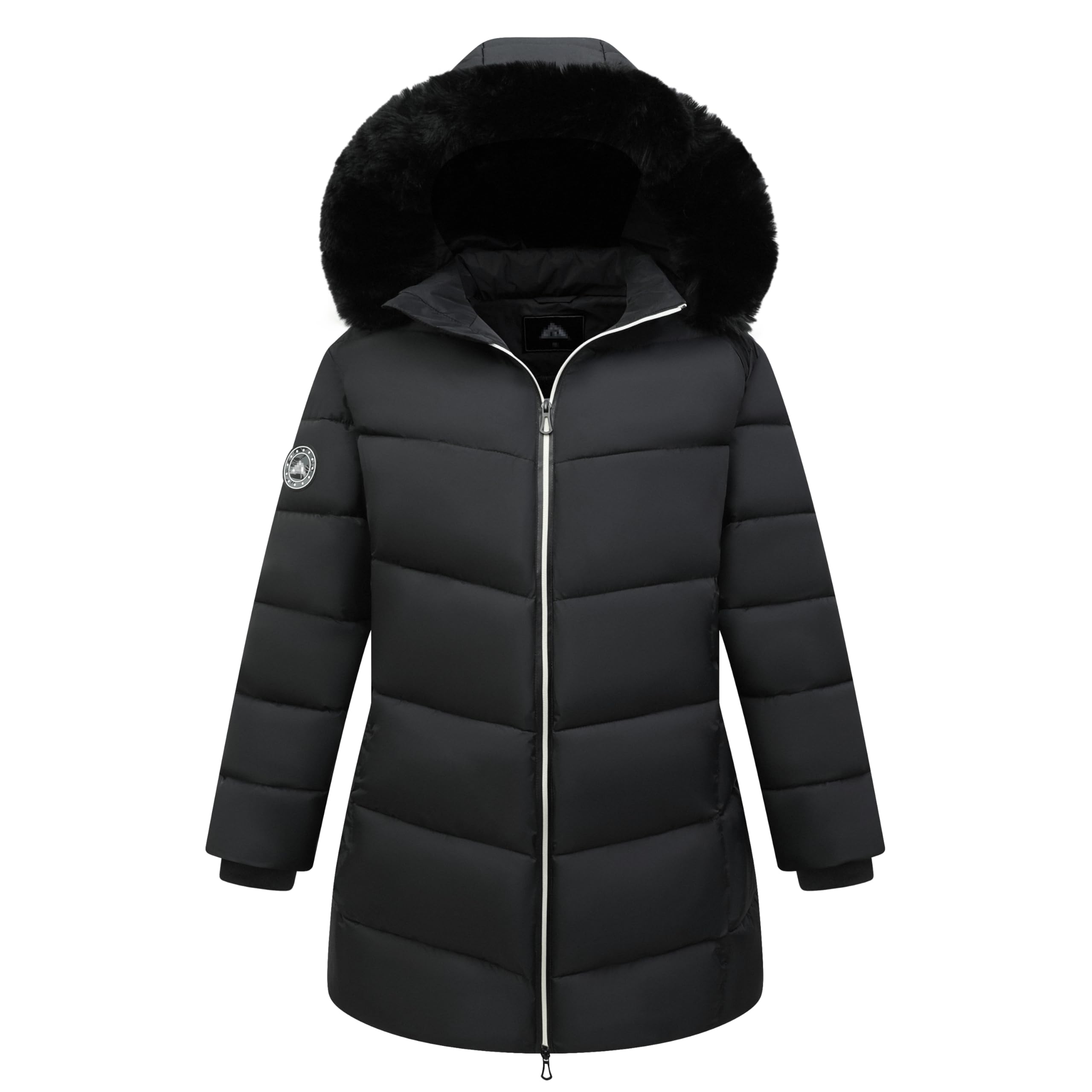 KAIDERWomen's Plus Size Winter Windproof Warm Down Coats Waterproof Thicken Hooded Fashions Puffer Jacket