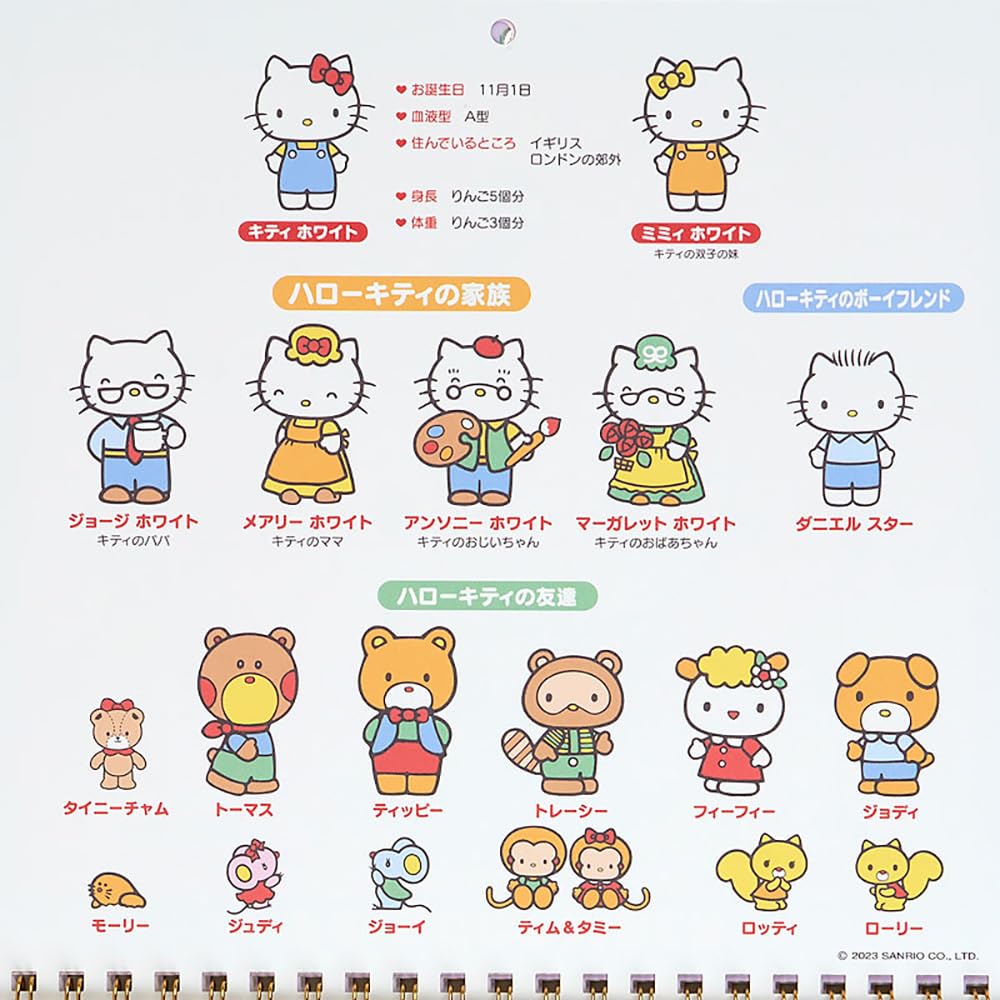 Amazon.co.jp: サンリオ(SANRIO) ハローキティ ウォールカレンダー M