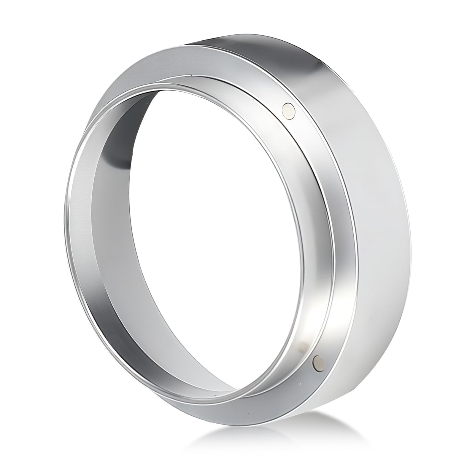 Anillo Dosificador Café 51mm Magnético, Embudo Dosificador de ABS para Portafiltro Espresso, Accesorio Barista Antisalpicaduras, Aro Dosificador para Cafetera Espresso