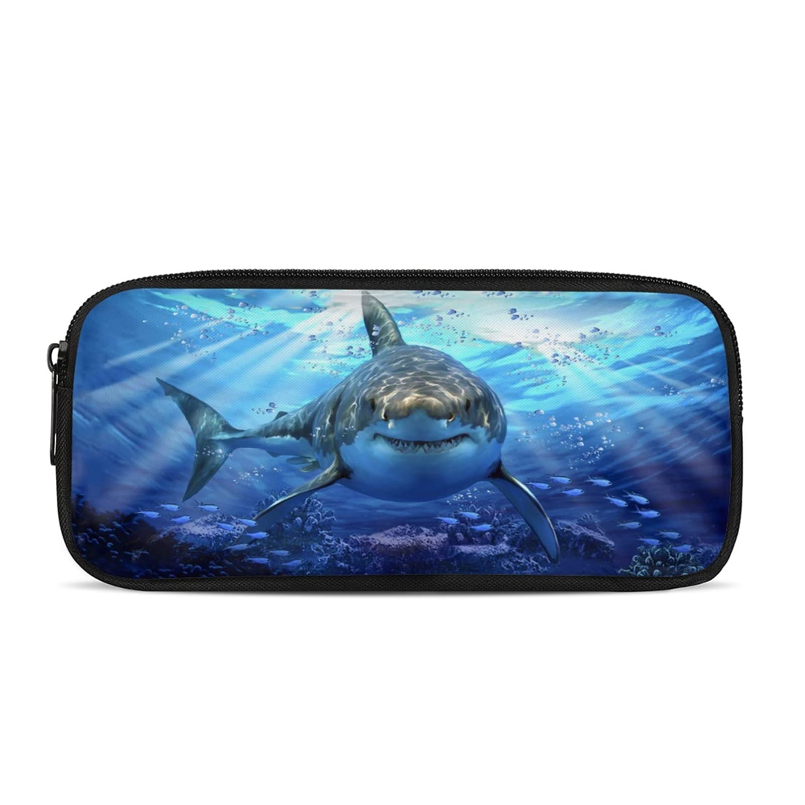 Belidome Animal Shark Pen Case Bag Pencil Pouch Durable Small School Supplies — image 1
