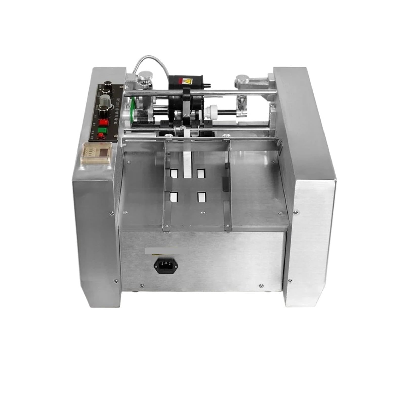 CVFRDD Hot Stamping Machine Kit Desktop Automatic Steel Stamp Fast Ink Wheel Hot Stamping Printing Production Date Coding Machine