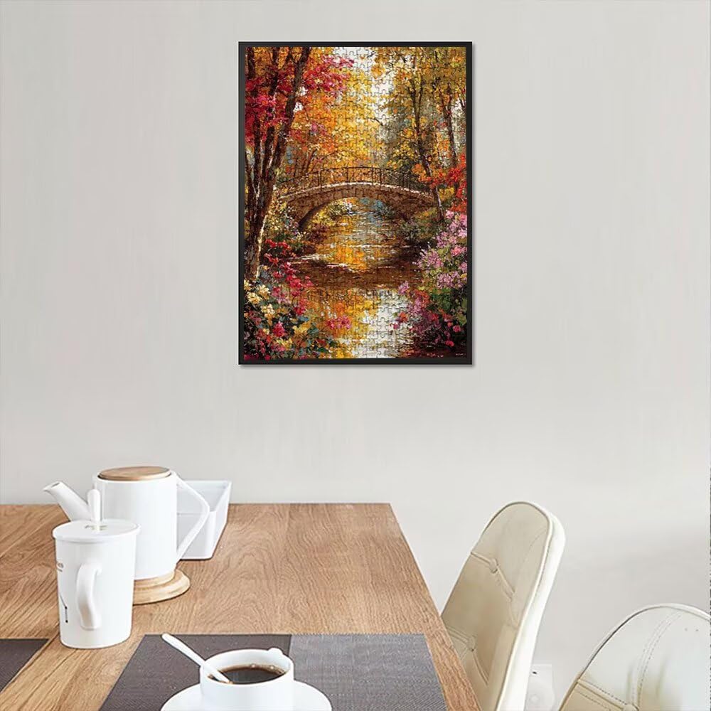 Puzzle 4000 Pezzi, Giardino Ponte 3D Puzzle per Adulti Impegnativo, Educa Puzzles Artistico, Divertente E Stimolante Puzzles Decorativo per La Famiglia, Regalo e Decorazione Pareti DX0YL6-776