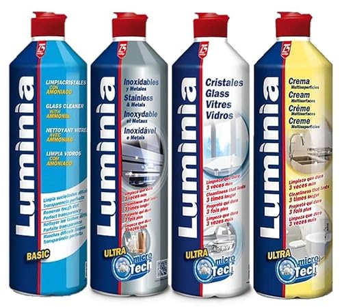 Luminia - Limpia Superficies - Pack de 4 Unidades - Total 2.750ml - Limpieza del Hogar