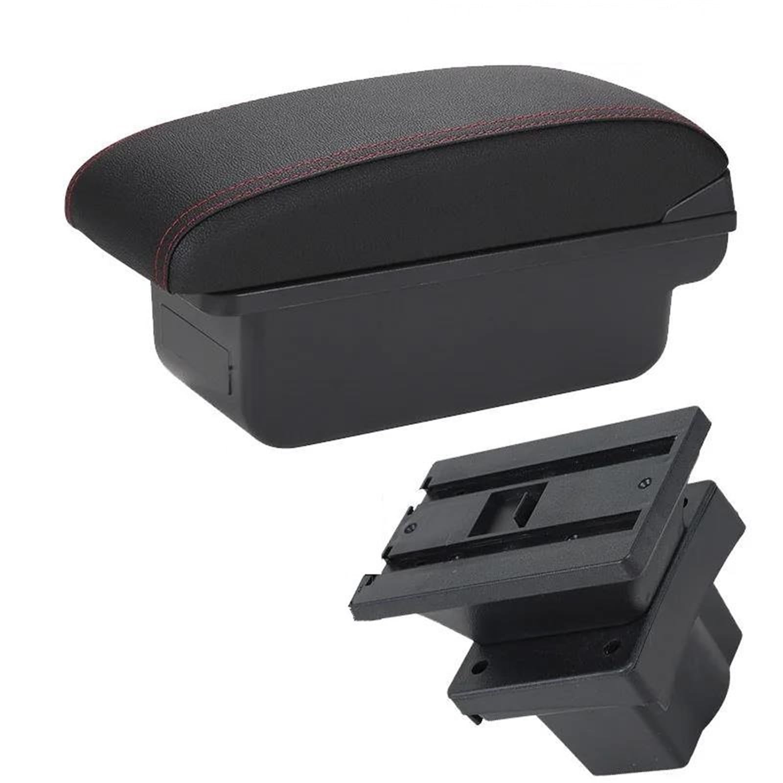 Hjkdsz Type B Car Storage Console Armrest Boxes Interior Center Organizers Tray For Skoda For Octavia For Yeti Mk2 A5(Type B)