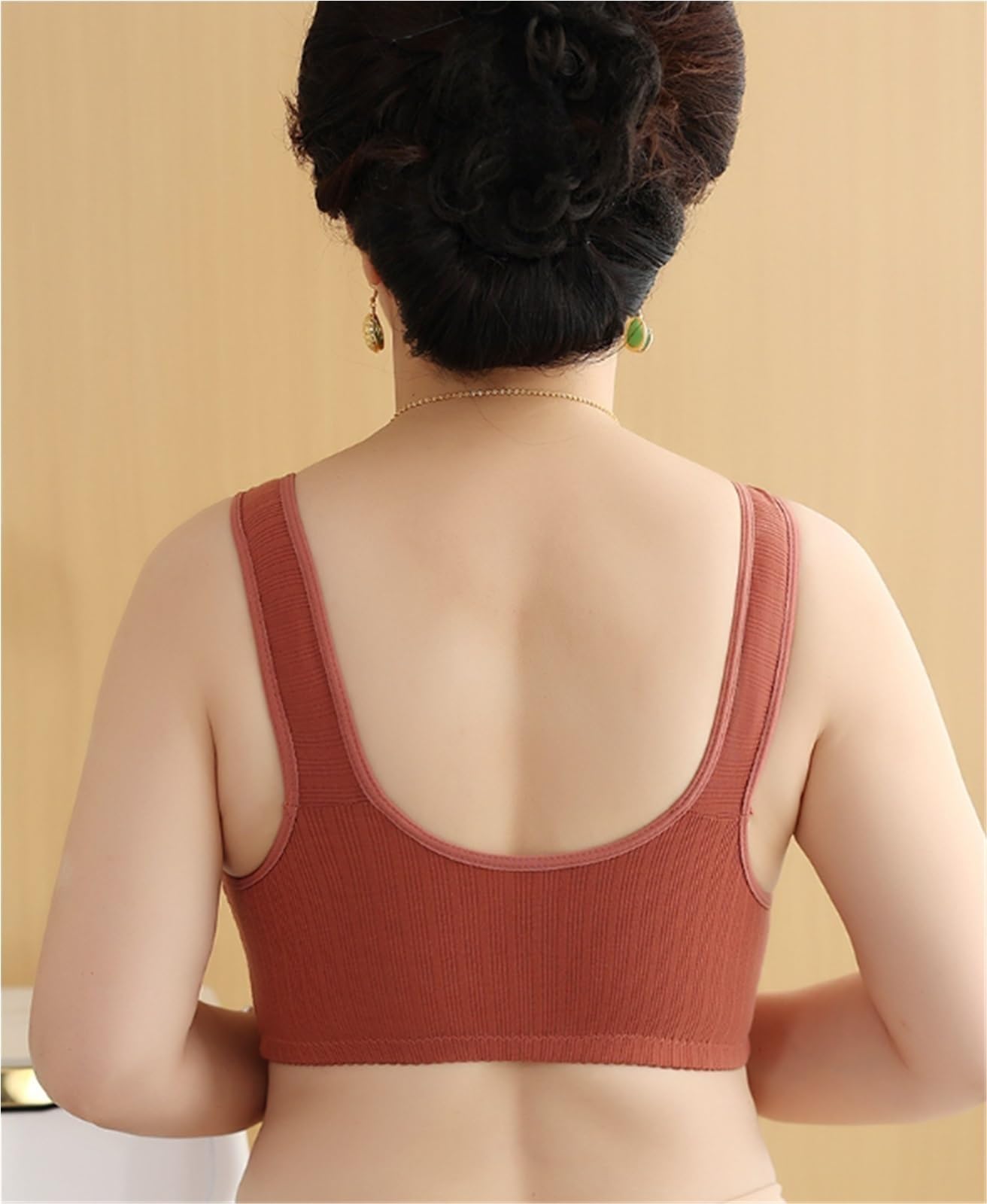 Biustonosz Sportowy Damski Biustonosz Z Pełnym Pokryciem, Plus Size, Zapinany Na Zamek Błyskawiczny, Elastyczny, Oddychający Damski(G,42/95)