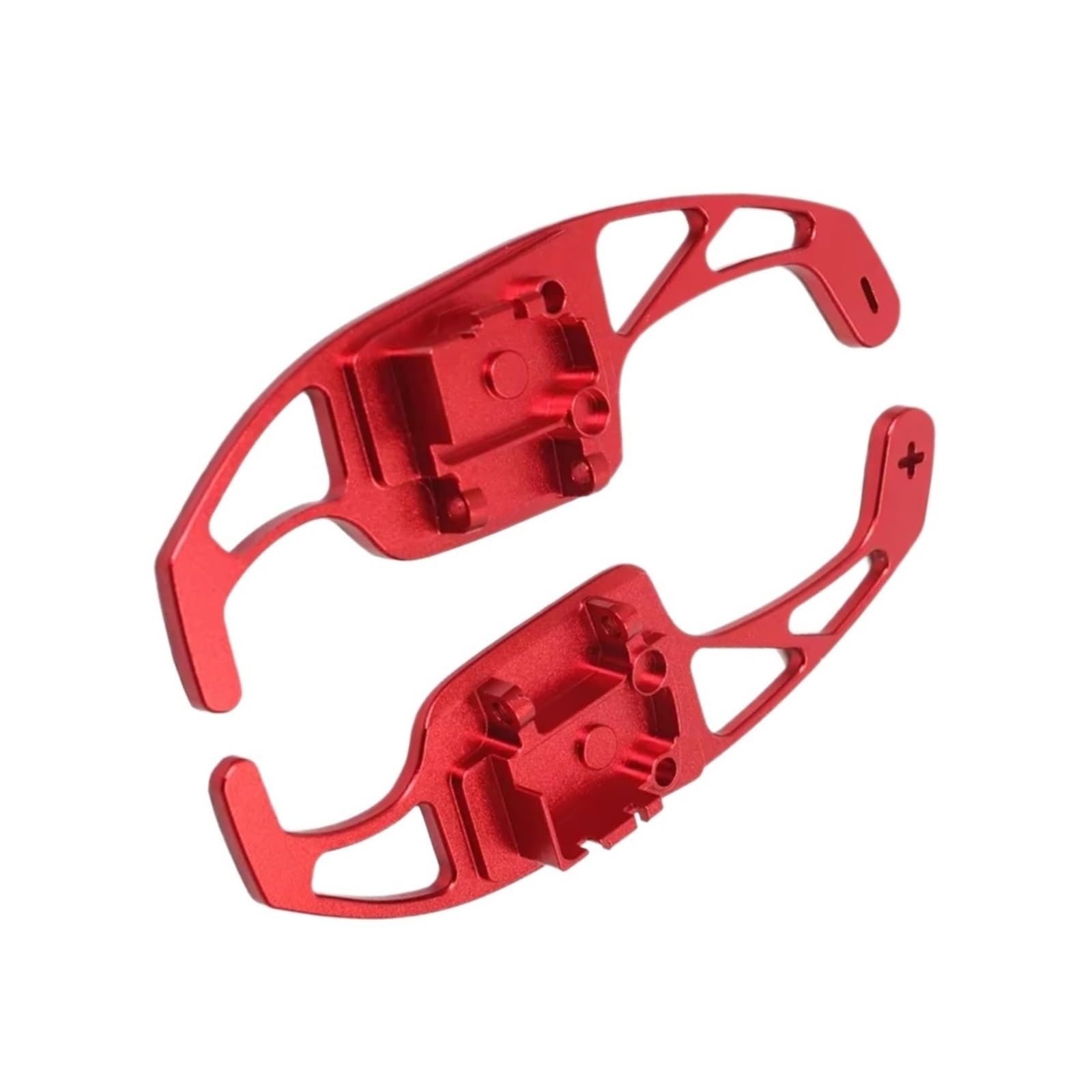 XINWELZ Car Shift Paddles Compatible with VW for Tiguan 2009-2015 for Sharan 2012-2016 for Passat for B6 2011-2015 Car Steering Wheel Paddle Shifter(Red)