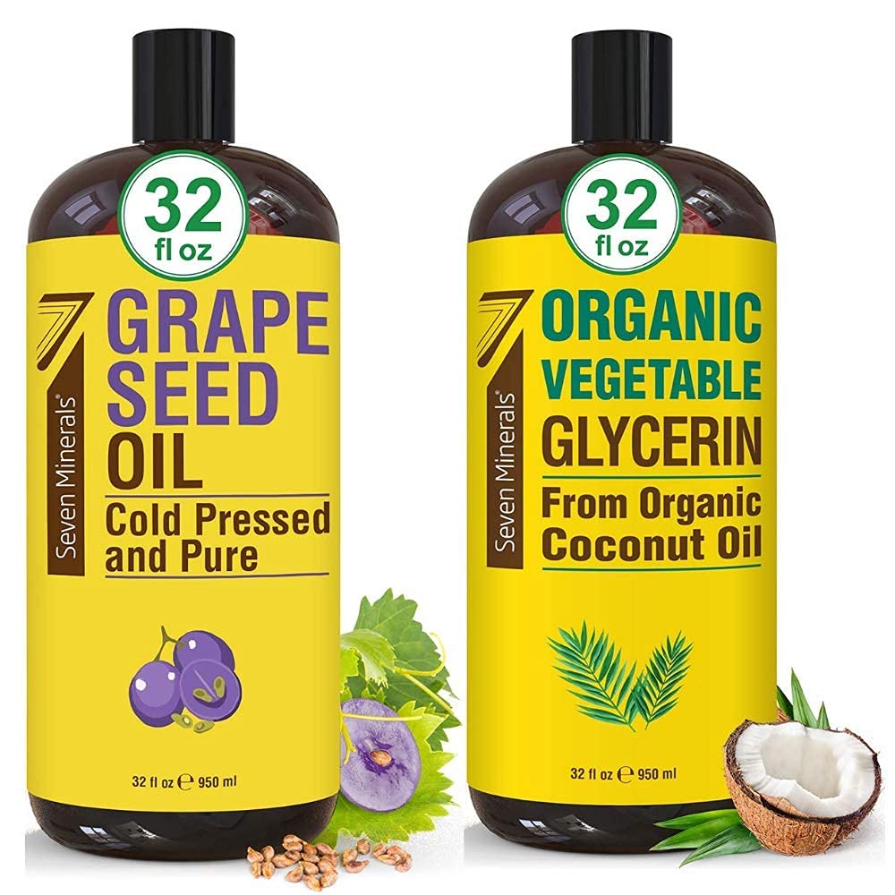 Amazon.com : Seven Minerals Pure Grapeseed Oil & Organic Vegetable