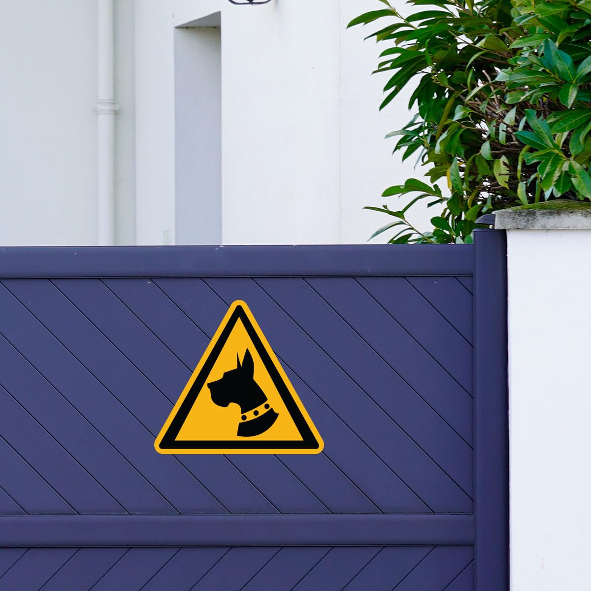 Ambiance Sticker Laminated Laminated Warning Sign Sticker Guard Dog Warning Sign Water and UV Resistant - Image 4