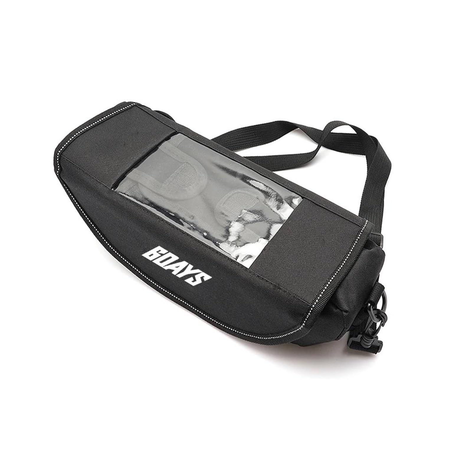 Dla Sixdays XC XCF XCW SX SXF EXC EXCF TPi 6 Dni Sześć Dni | Torba do przechowywania na kierownicę(Black-with logo)