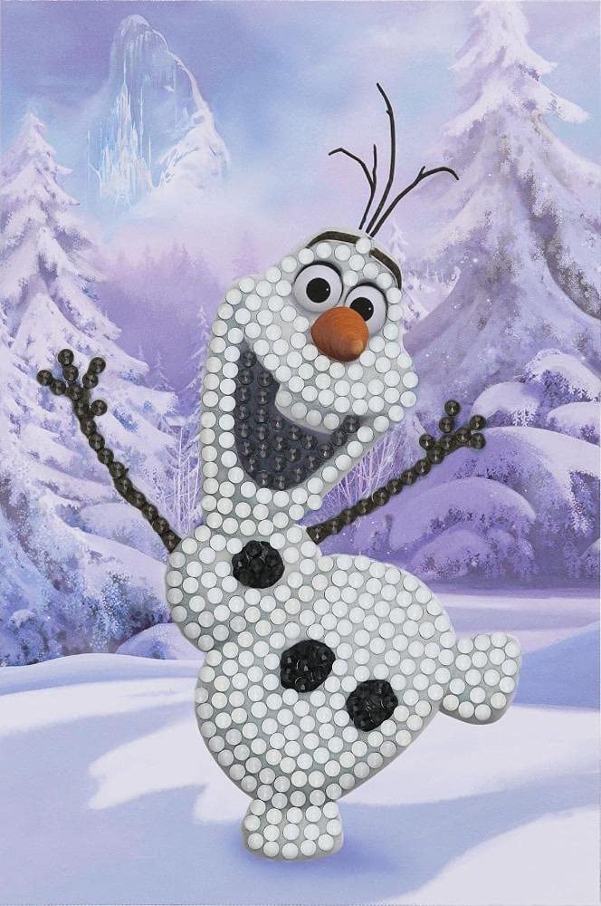 CRYSTAL ART CCK-10x15DNY06: Winter Olaf 10x15cm Card