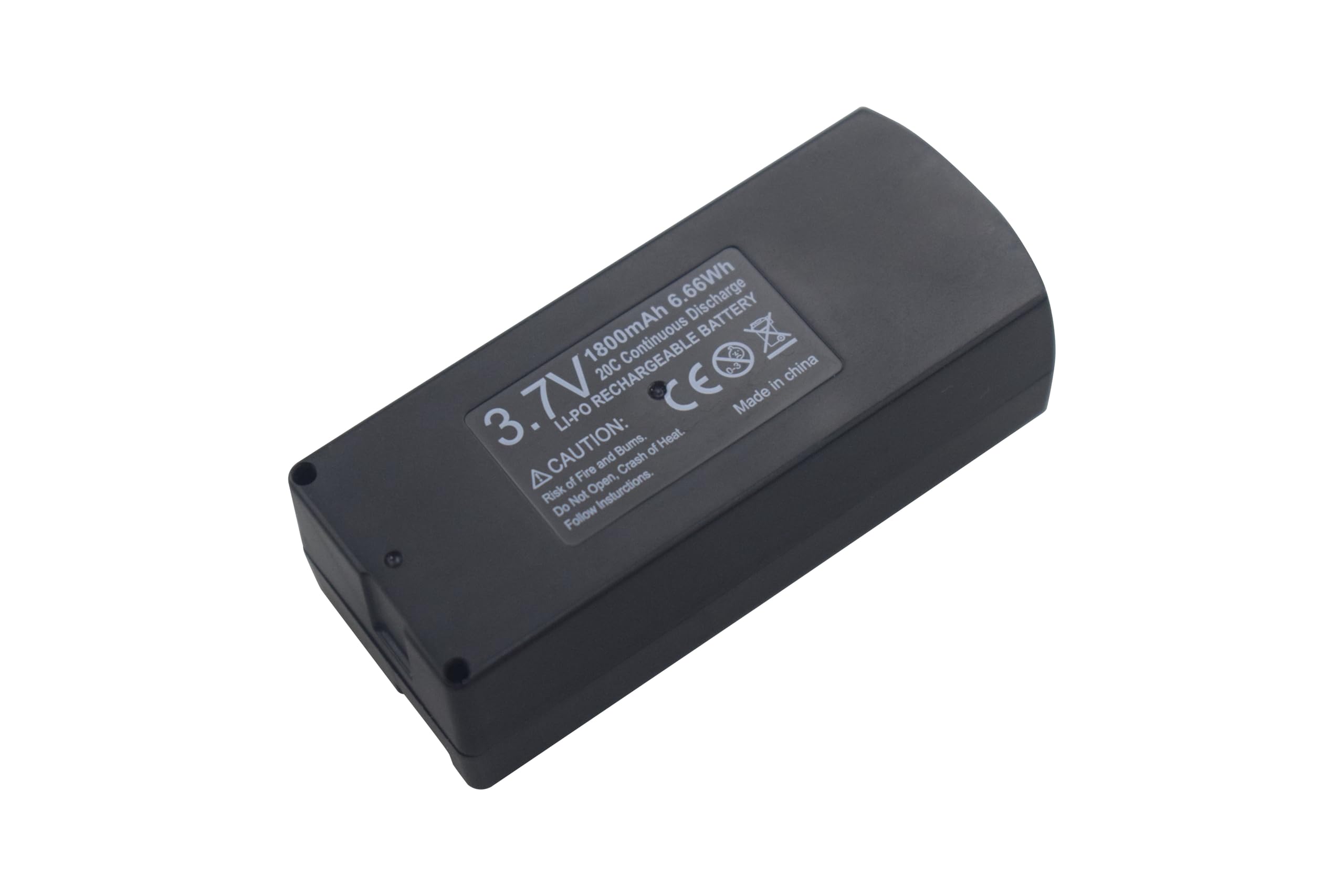 2PCS 3.7V 1800mah Batterie Lipo pour F167 X28 X26 S132 Drone sans balais pour éviter Les Obstacles Photographie aérienne HD Quadcopter Pliant Drone télécommandé