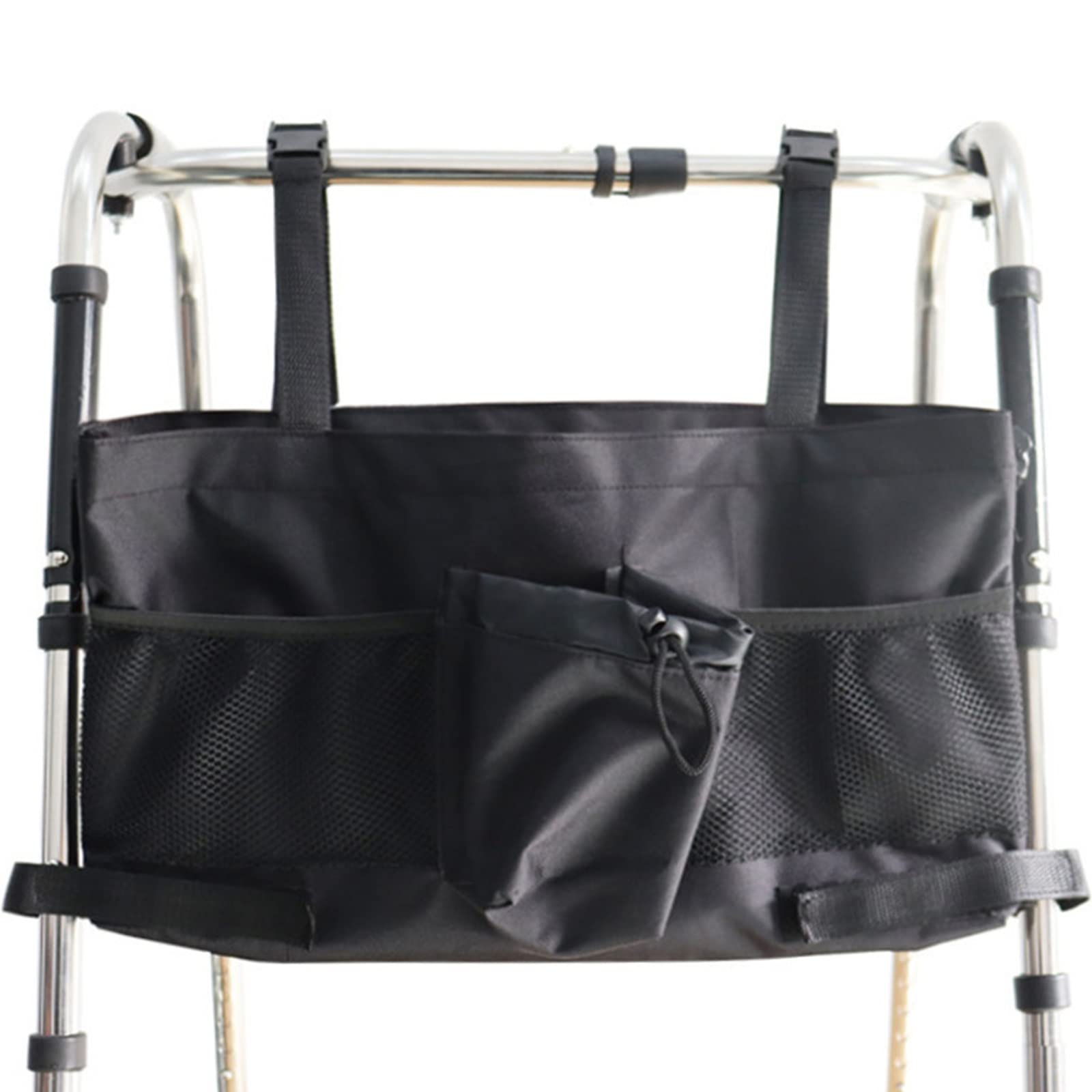 Bolsa Lateral para reposabrazos de Silla de Ruedas, Bolsa organizadora para Cesta de Andador para Personas Mayores con Bolsas de Almacenamiento Impermeables para Silla de Ruedas, s