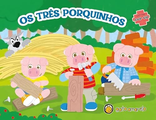 Livro com pop-up – os três porquinhos: