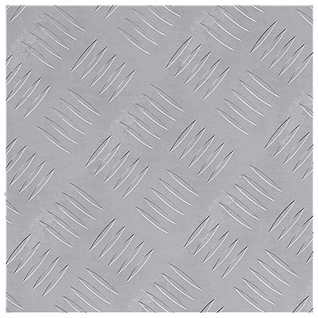Fengshui Aluminiowe stopnie schodowe, zestaw 4 sztuk, 30 x 30 cm, srebrne