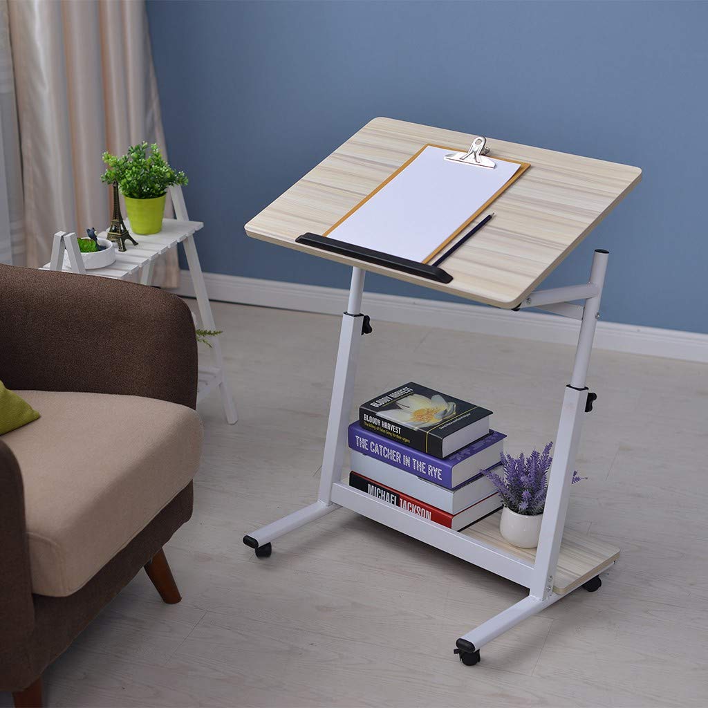 Buy Agelloc Height Adjustable Sofa Table TV Tray Laptop Desk Stand with