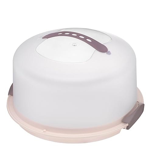 Tribello Extra Large Cake Storage Container, Cake Carrier With Handle Holds Cake 12 X 12 X 5 (Being) - Being
