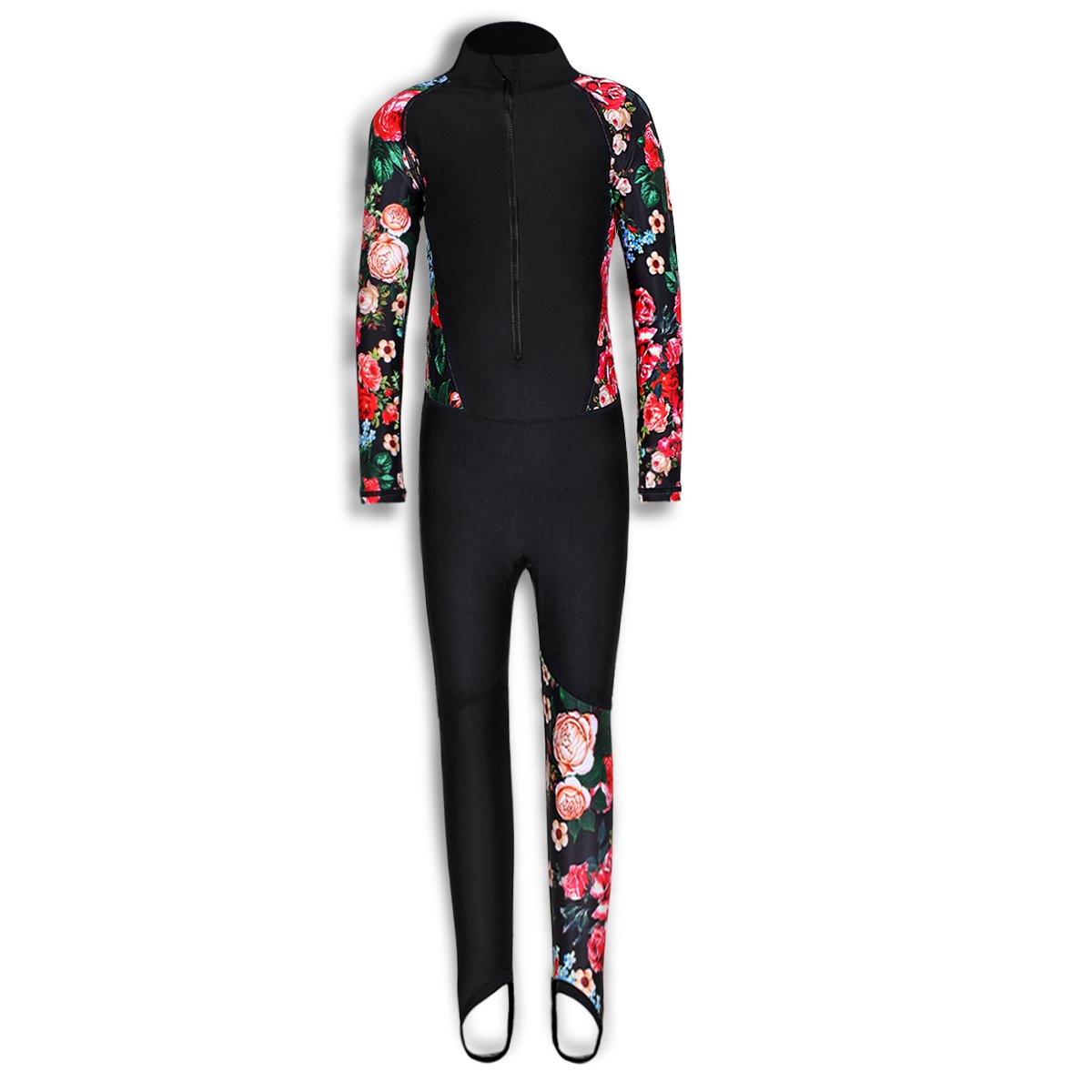 Boys One Piece Rash Guard Swimsuits Kids Long Sleeves Sunsuit Swimwear Sets 5T