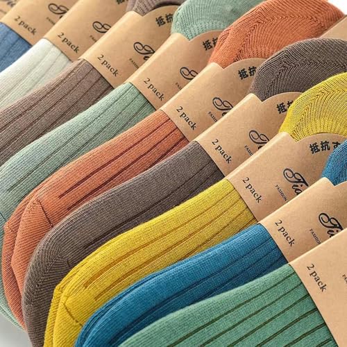 5 pairs - Men's retro style slim striped boat socks, student business simple and personalized short tube socks3