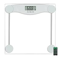 Vista 1 de NUTRI FIT Báscula digital de baño para pérdida de peso corporal, pesaje de precisión, alta precisión, capacidad de 330 libras, tecnología Step-on