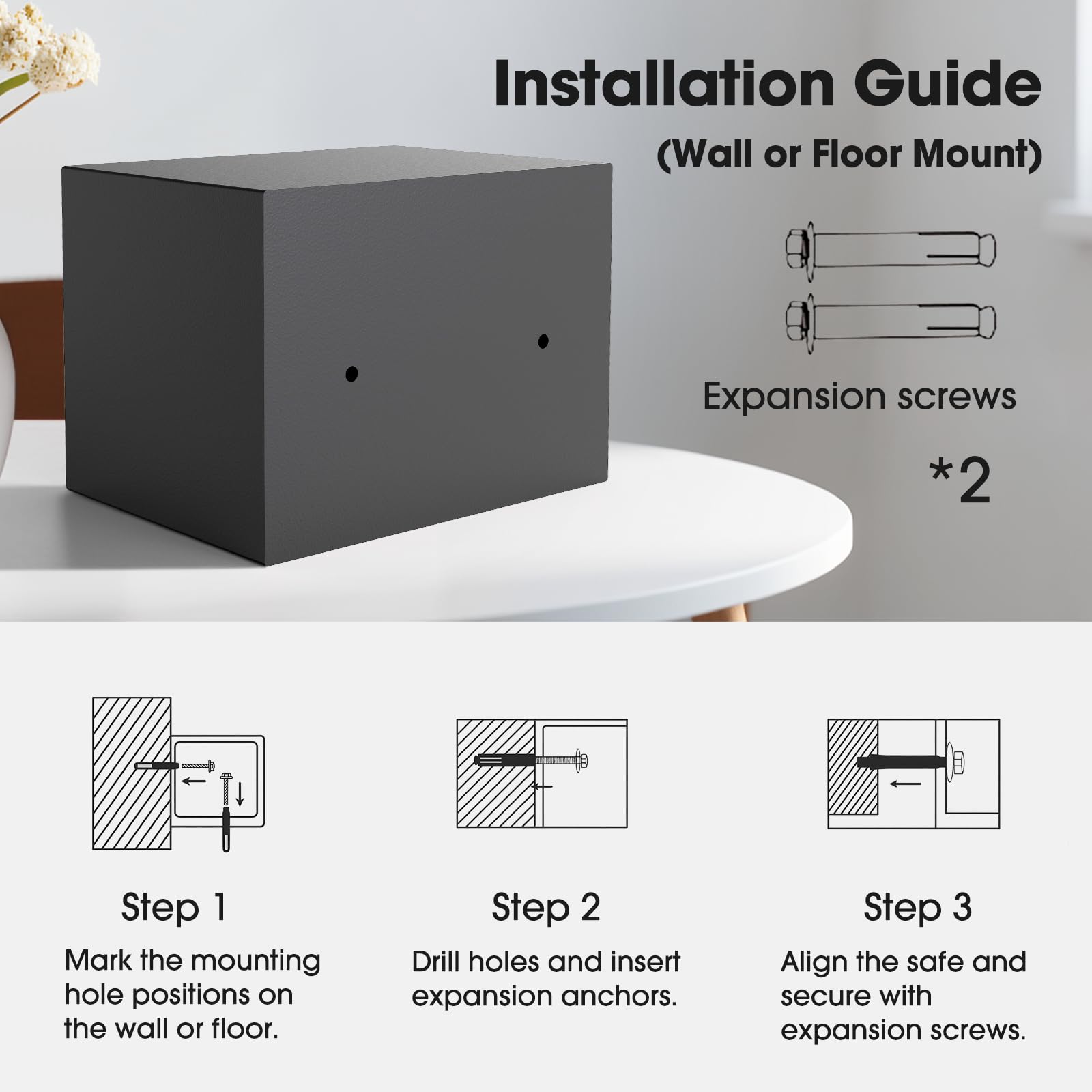 Goldenkey Caja fuerte para niños pequeños con bolsa ignífuga, mini cajas fuertes digitales con llaves y código para dinero, caja de seguridad para artículos personales para el hogar, 6.69 pulgadas de