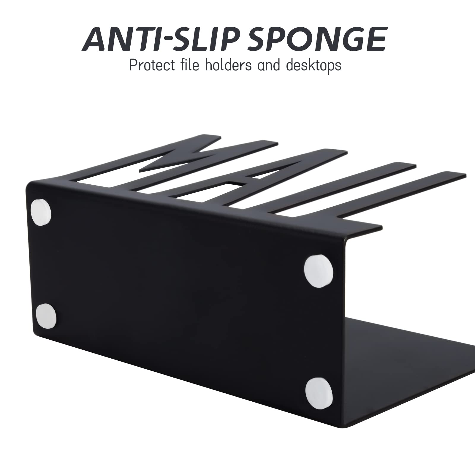 Jildouf Mail Organizer For Desk - Metal Letter Holder - Letter Organizer Rack For Letters, Mails