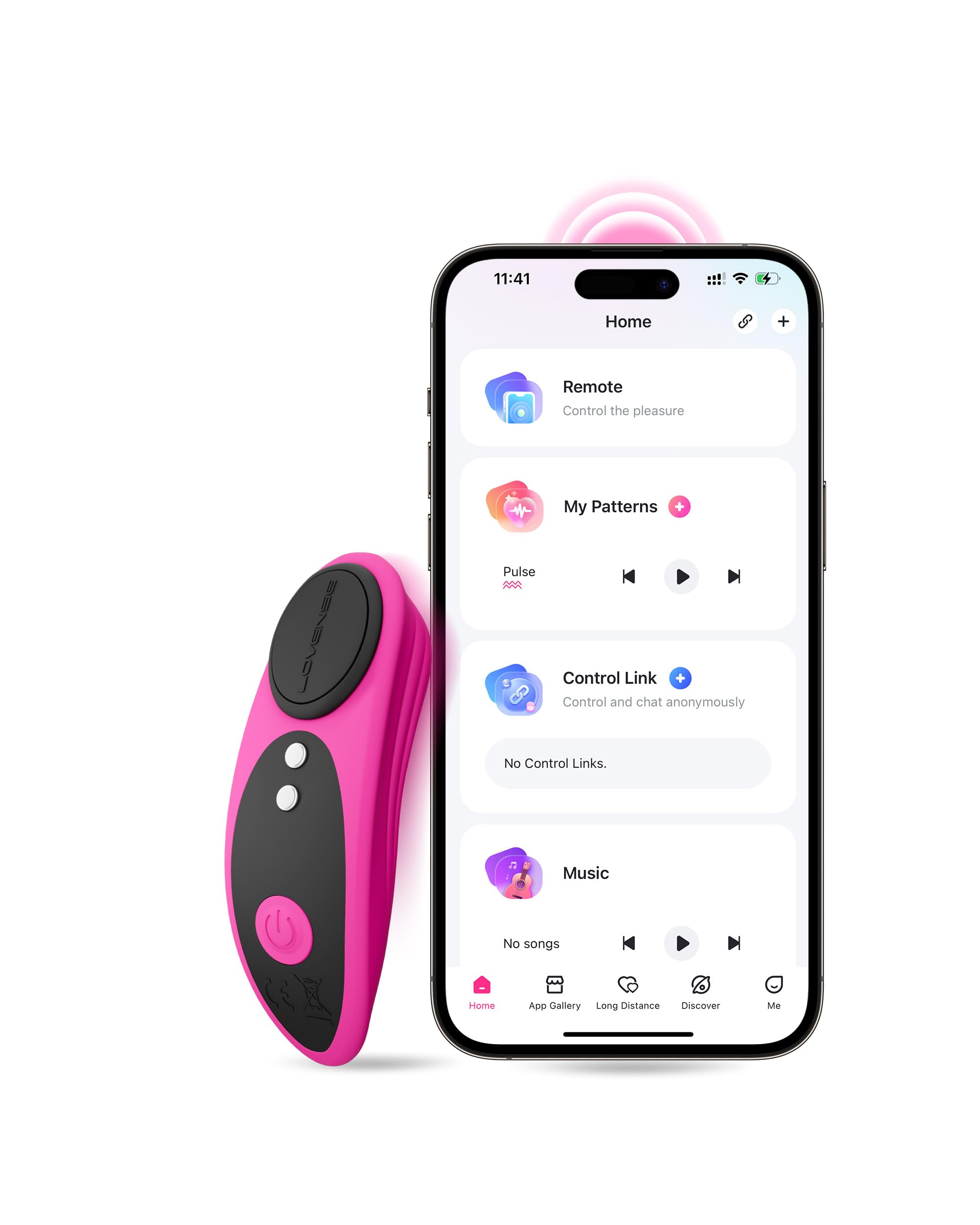 LOVENSE Ferri Mini Vibratore Bluetooth Portatile App Control, Vibratori a Distanza per Donna, Modalità di Vibrazione Personalizzate illimitate
