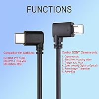 Vista 7 de Cable de control de múltiples cámaras RS USB-C a Multi, para DJI RS4 Pro RS4 RS3 Pro RS3 Mini RS3 RSC2 RS2 Gimbal estabilizador, para cámara Sony