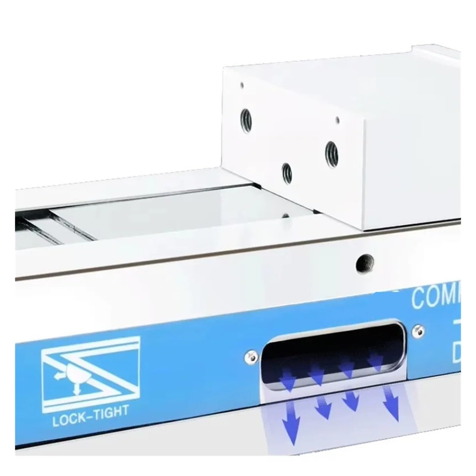 Tornillo de banco modular CNC, tornillo de banco hidráulico compacto de hierro fundido para sujeción y lijado de precisión