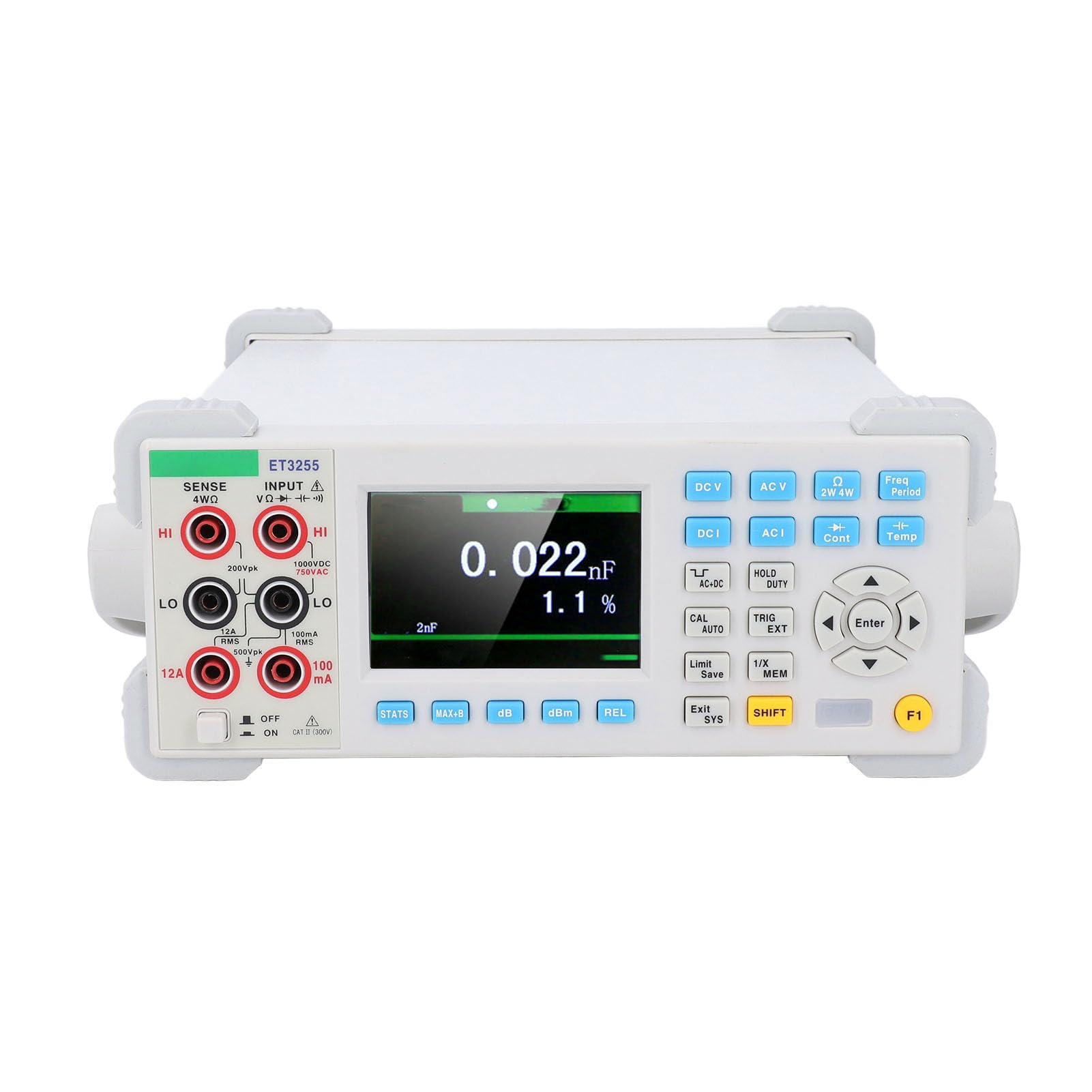 Desktop-Multimeter, digitales Tisch-Widerstands-Kapazitätsmessgerät, 3,5 Zoll, hochauflösendes Display, AC-DC-Strom-Spannungsmessung für Laboratorien, Fabriken, Radio-Enthusiasten