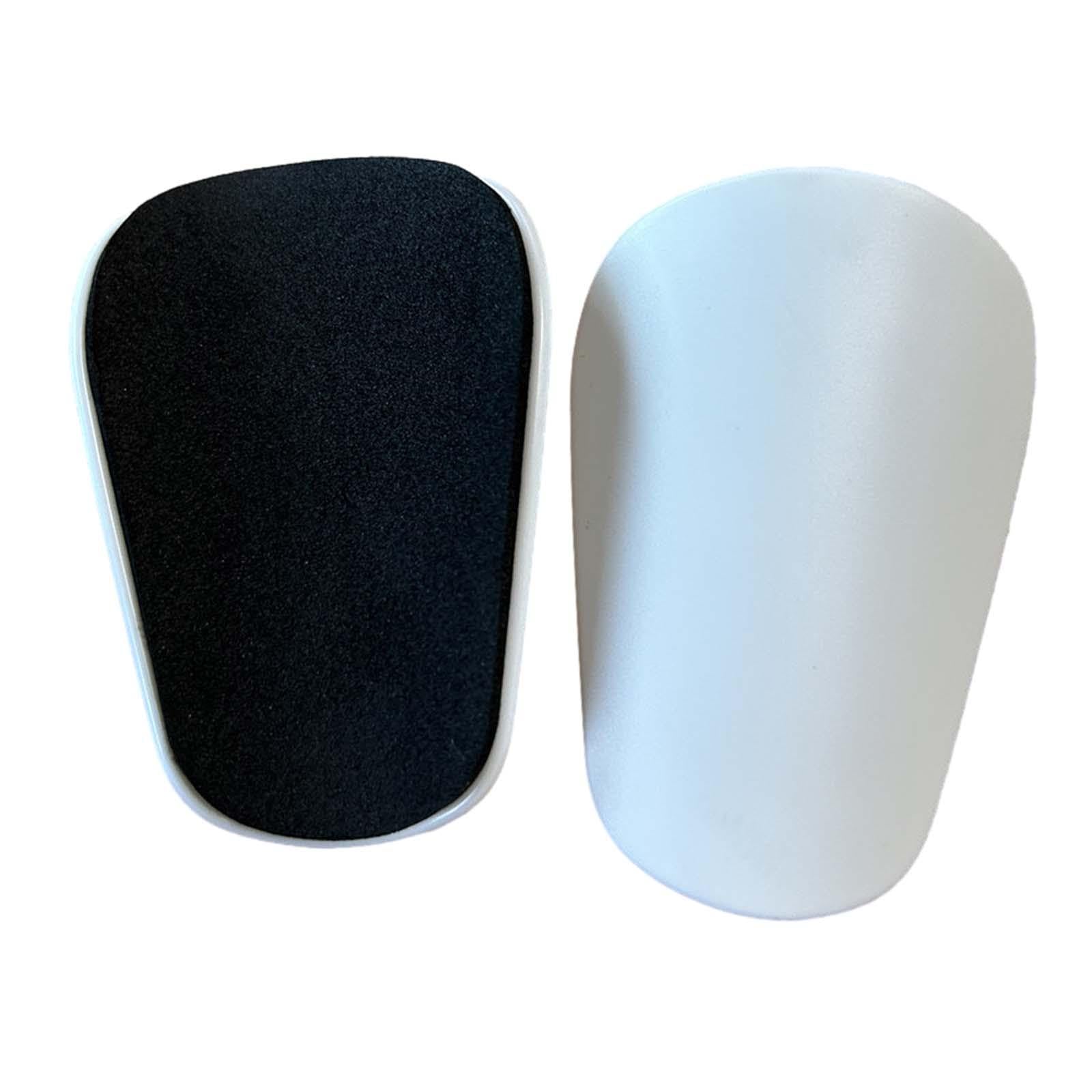 2X Mini Football Shin Pads Guards Women Portable Soccer Shin Guards Pads White S-picture-27