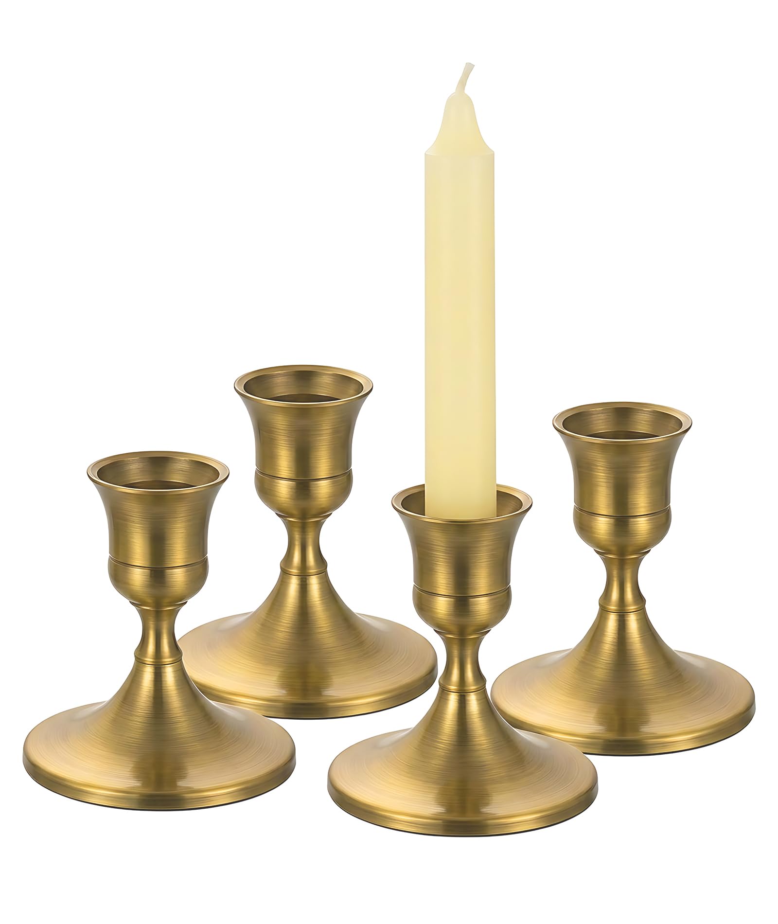 4 PCS Candle Holder Stand, Candle Stand for Home Decor, Candle Stand for Dining Table, Alloy Material, Vintage Style-image-30