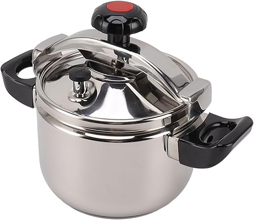 Miniatura 5 de Olla a presión, multifuncional resistente a altas temperaturas, olla a presión de acero inoxidable a prueba de explosiones IH (9L)