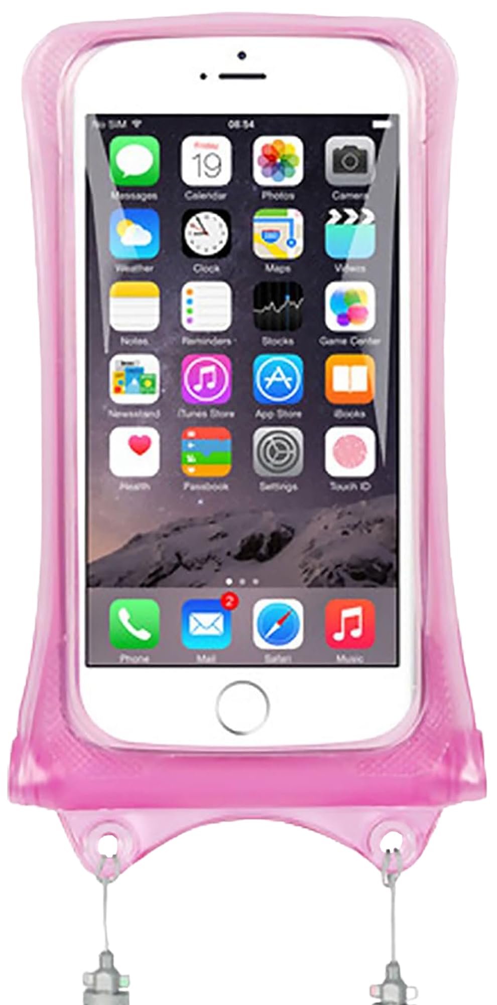 AquaVault Floating 100% Waterproof Phone Pouch (Pink): Universal Waterproof Phone Case for Money & Any Size Android, & iPhone - Premium Heavy-Duty PVC