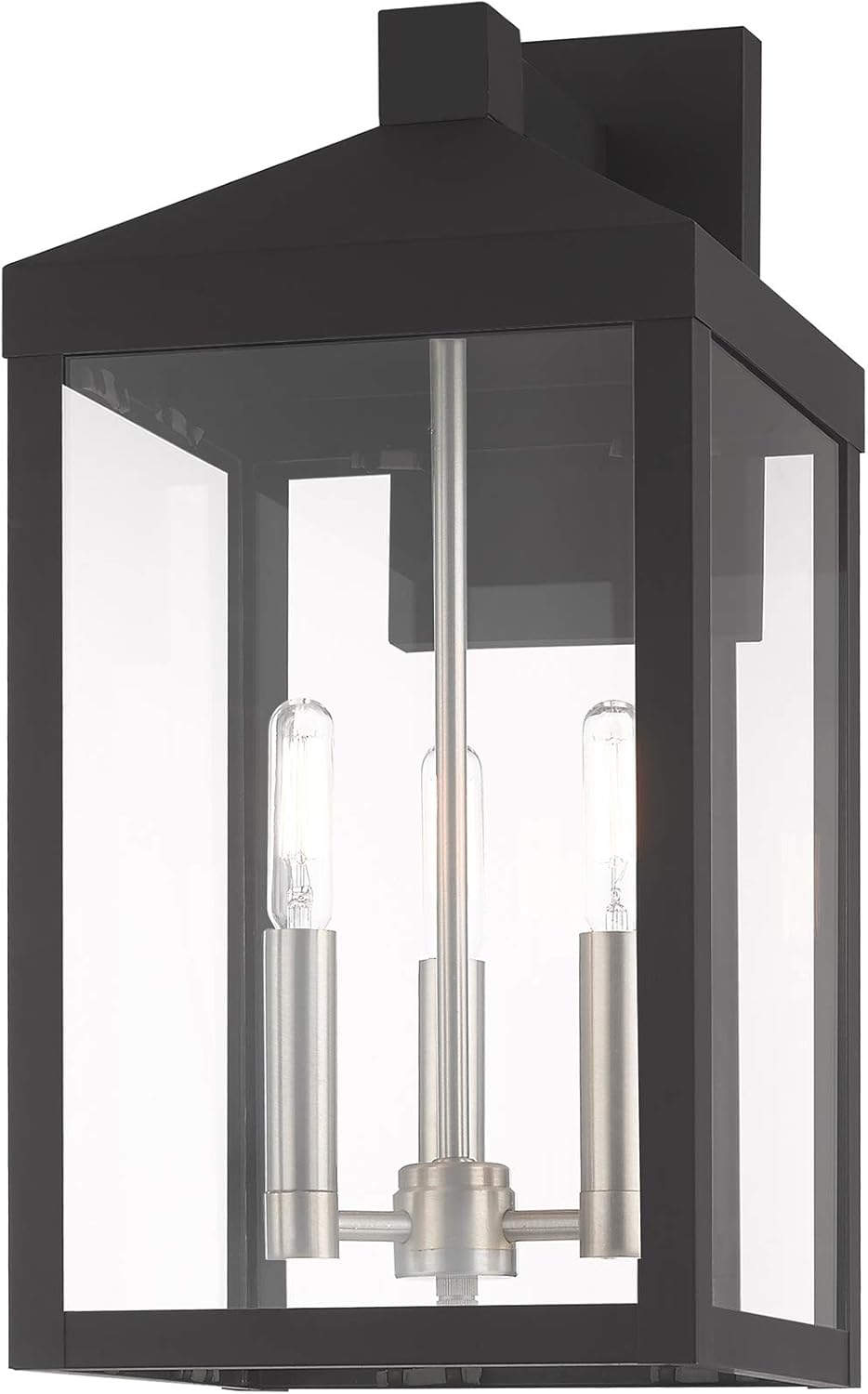Get Popular Offer Livex Lighting 20584-04 Nyack Black 3 Light Outdoor Wall Lantern Black Friday 🔥 Livex Lighting 20584-04 Nyack Black 3 Light Outdoor Wall Lantern