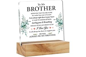 Thoughtful Gift from Sister to Brother, Create Cherished Memories with Acrylic Sign