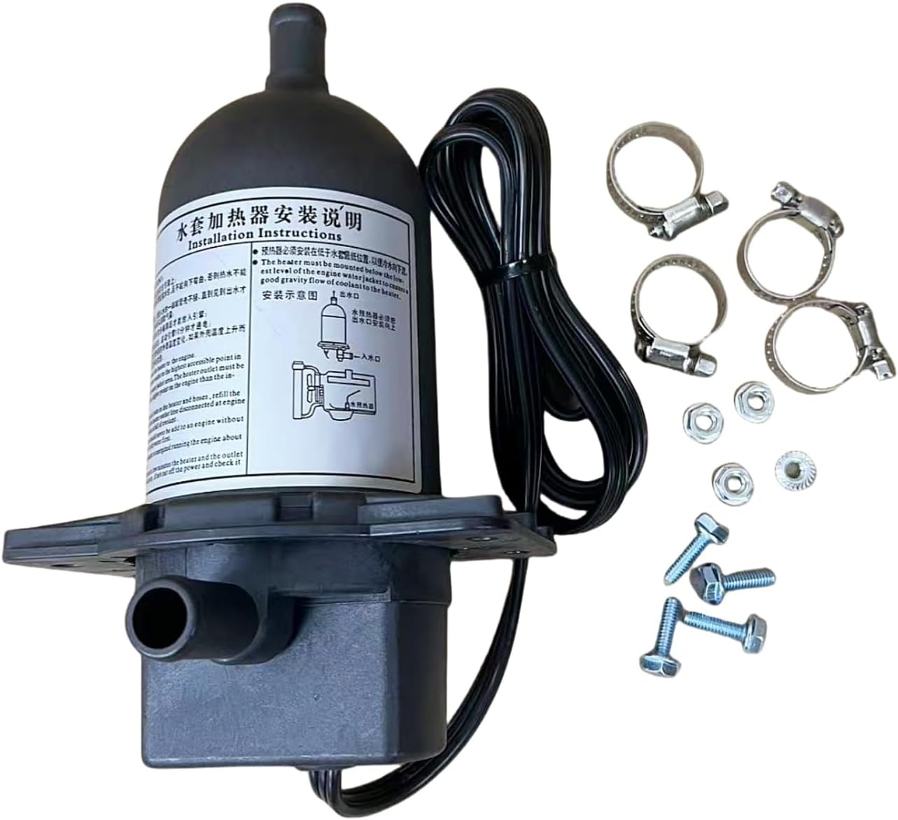 590-893 FS-001-1 Engine Block Heater 1000W 120V Fits for Diesel Generator Set Replace parts