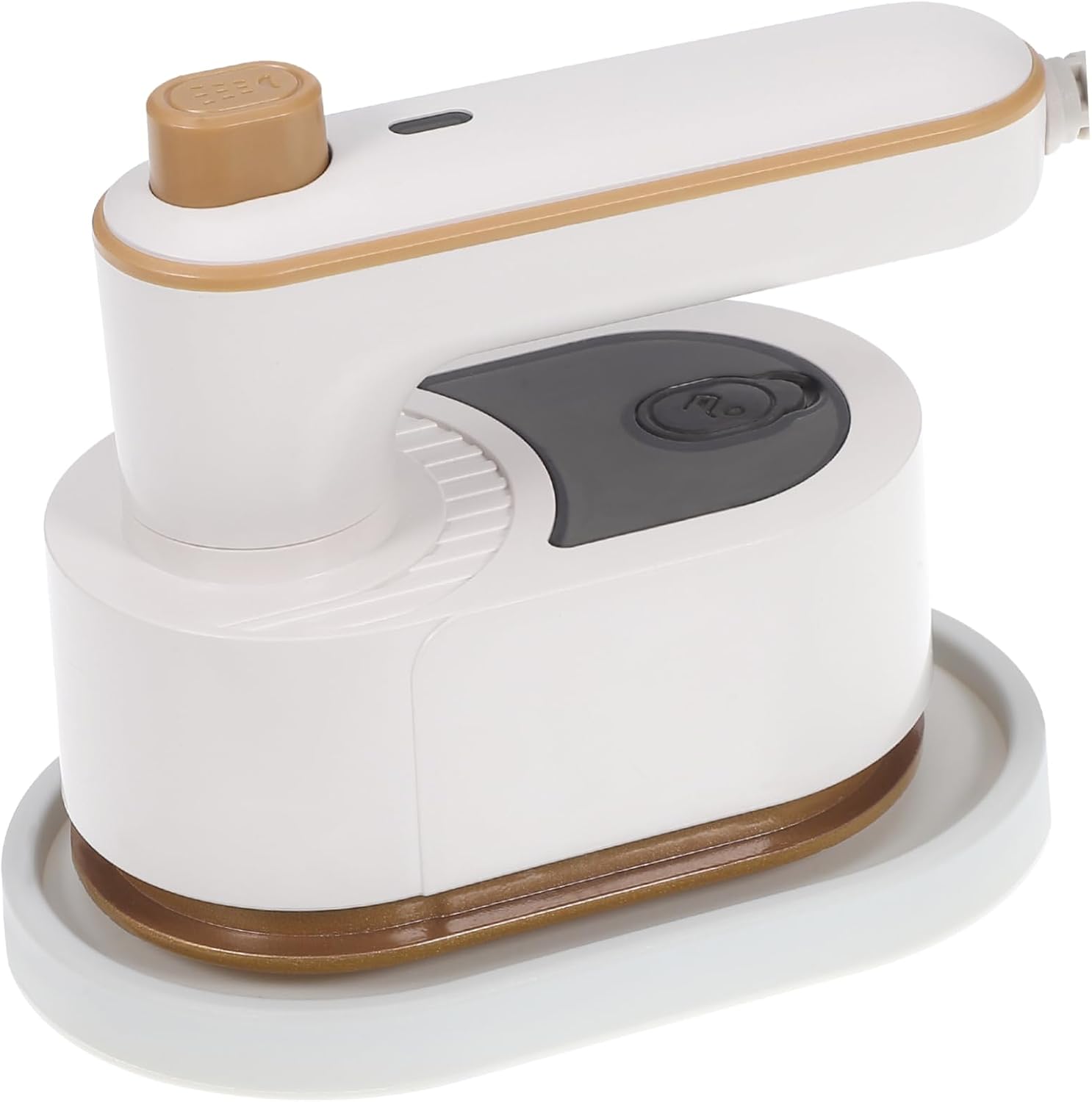 Amosfun Portable Rotating Handle Steam Iron Handheld Iron for Clothes Dry Wet Use for Home Travel US Standard Plug Wrinkle Remover Steamer