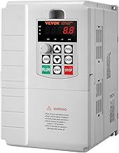 VEVOR VFD 10HP, 7.5KW, 34A, 1 Phase 220V-240V Input to 3 Phase 220V-240V Output Variable Frequency Drive, 0-400Hz VFD for AC Motor Speed Control