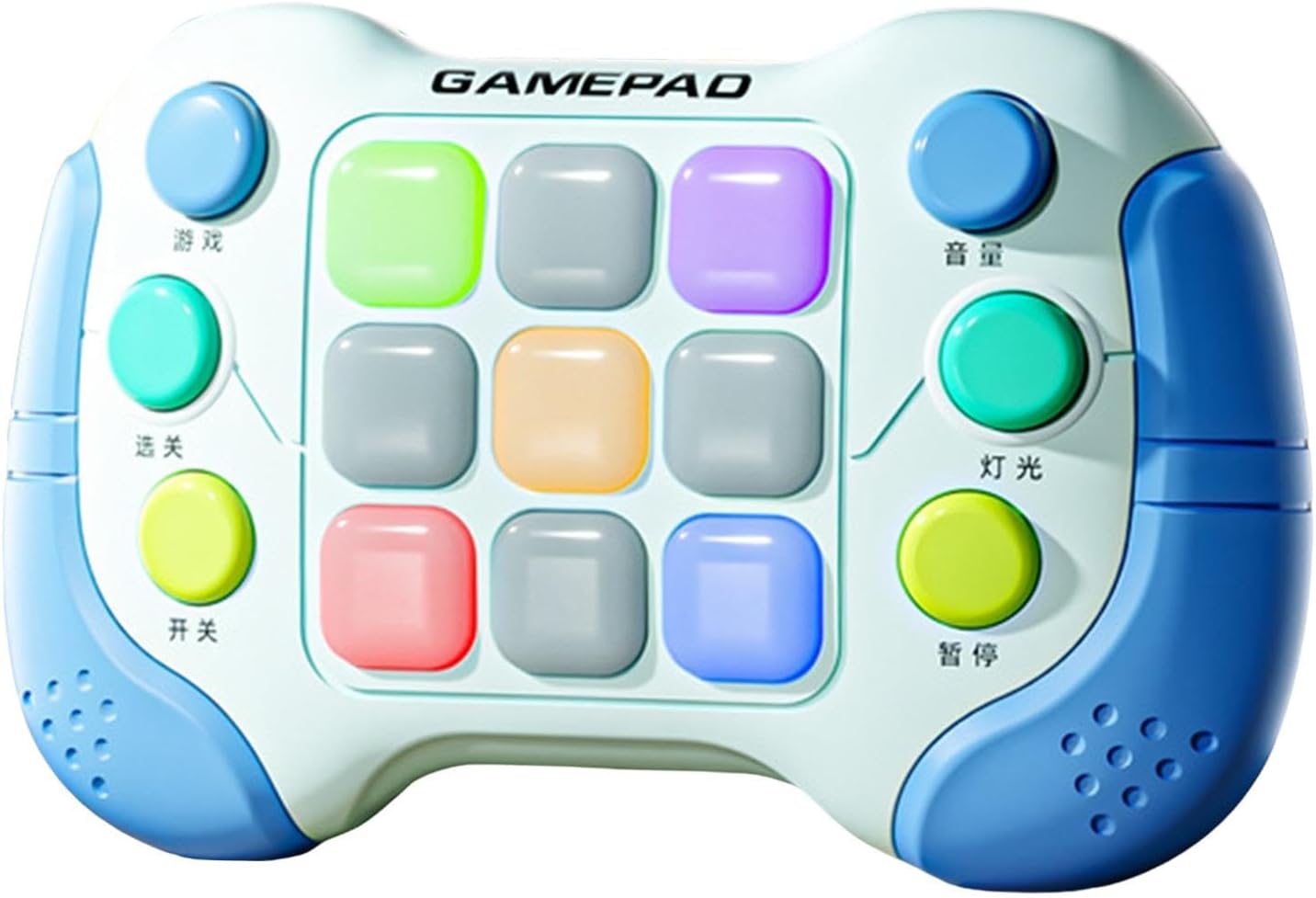 Handheld Puzzle Game Machine Breakthrough Game Console for Teens Kids Adults Light Blue|Toys & Hobbies | Games | Electronic Games|1 Quick Push Game Puzzle Machine