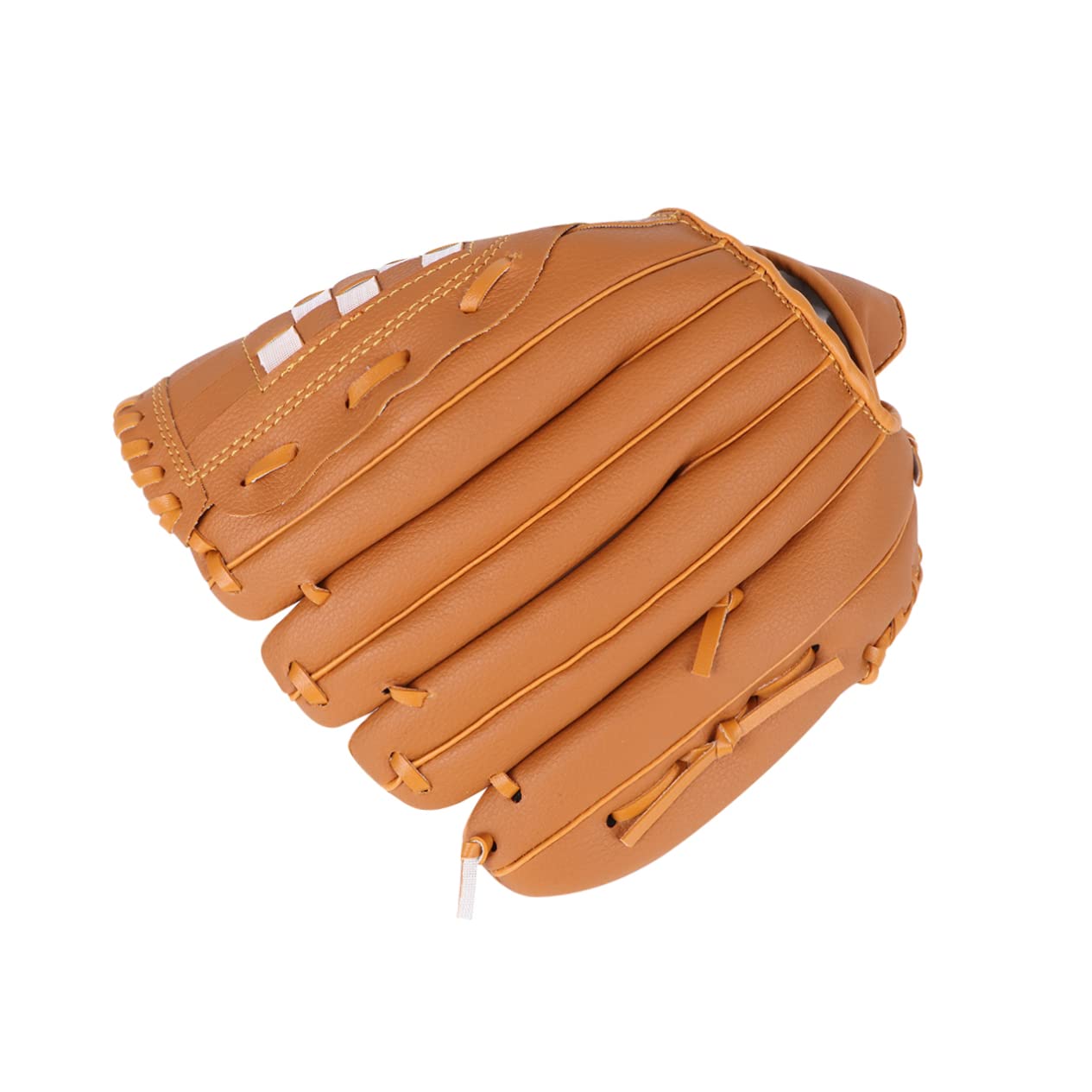 Yardwe Left Hand Baseball Glove for Outdoor Sports Durable Material Cushioned Palm Reduction Strap Extra Design Yellow