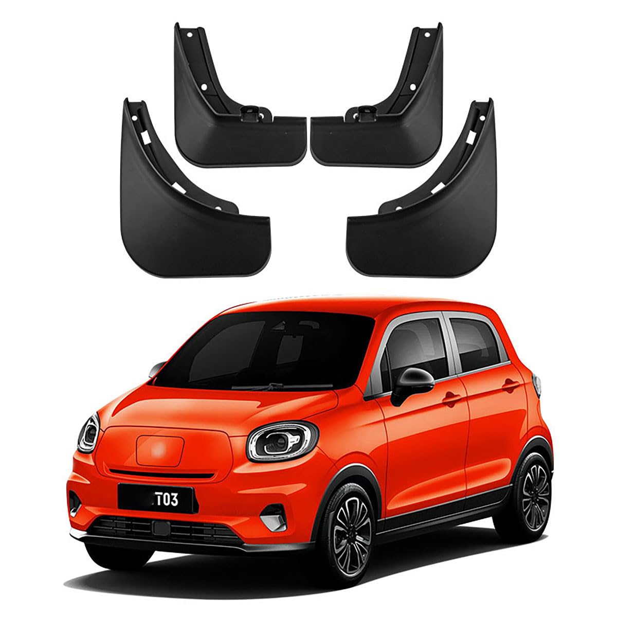 Bavettes garde-boue de Leapmotor T03 pour rouler sereinement sous la pluie en ville