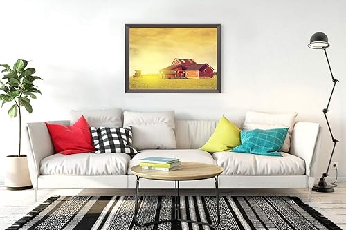 Kit de pintura de diamante 5D para manualidades con diamantes de imitación para la naturaleza, montaje de la escena de la montaña de la montaña de