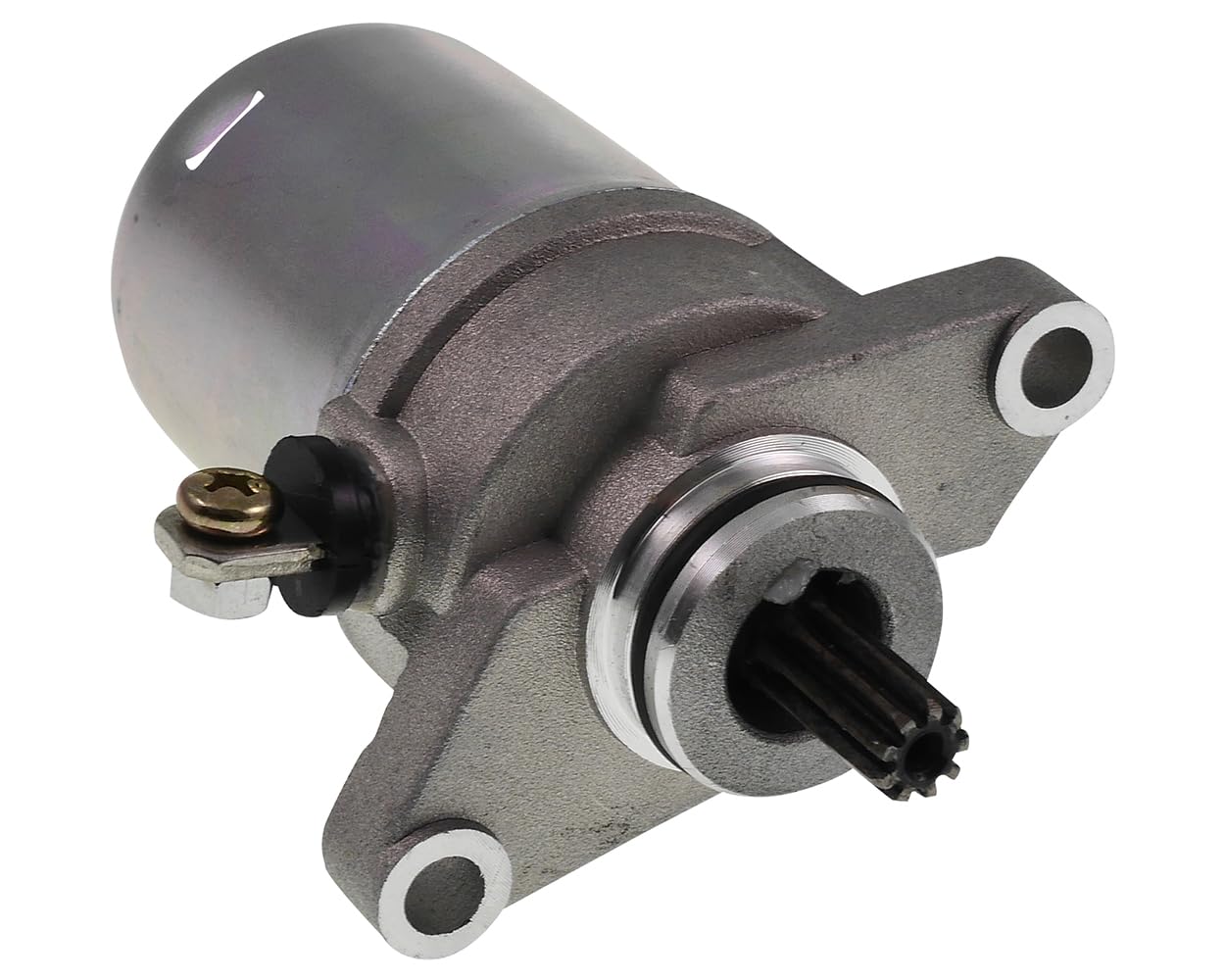 Anlasser Motor Startermotor 9 Zähne kompatibel für ATU Explorer Race GT, Spin, CPI Aragon, Oliver, KEEWAY Hurricane, RY6, RY8, KYMCO Agility, DJ, Like 50ccm
