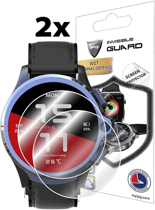 Amazon.com: IPG para KOSPET Prime 4G/LTE Smart Watch Protector de pantalla  táctil (2 unidades) invisible Ultra HD película transparente antiarañazos,  suave, auto-curativo/libre de burbujas : Celulares y Accesorios