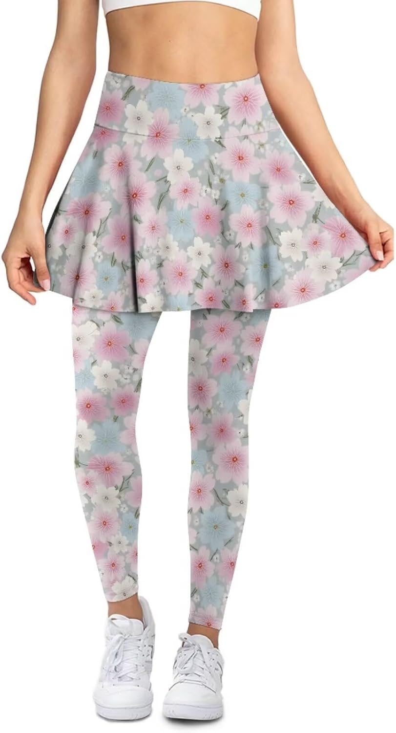 Womens Skirt with Leggings Golf Skirts with Leggings Modest Skirted Leggings Tennis Skorts