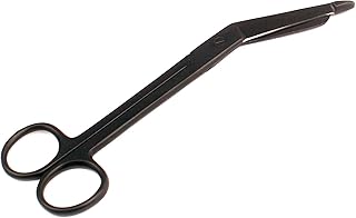 AAProTools Premium Quality Stainless Steel Nurse Medic Doctor Lister Bandage Scissors (Black Color 7.25