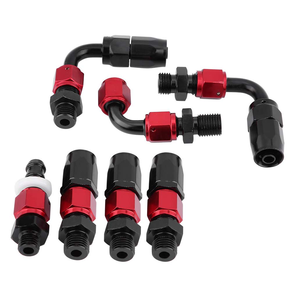 KIMISS Kit regolatore di pressione carburante universale regolabile 0-100psi calibro AN 6 raccordo