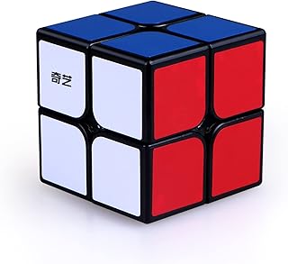 AMAZA 2x2x2 Speed Cube QiYi Toys Qidi 2x2 Speed Cube Magic Puzzle Cube Black