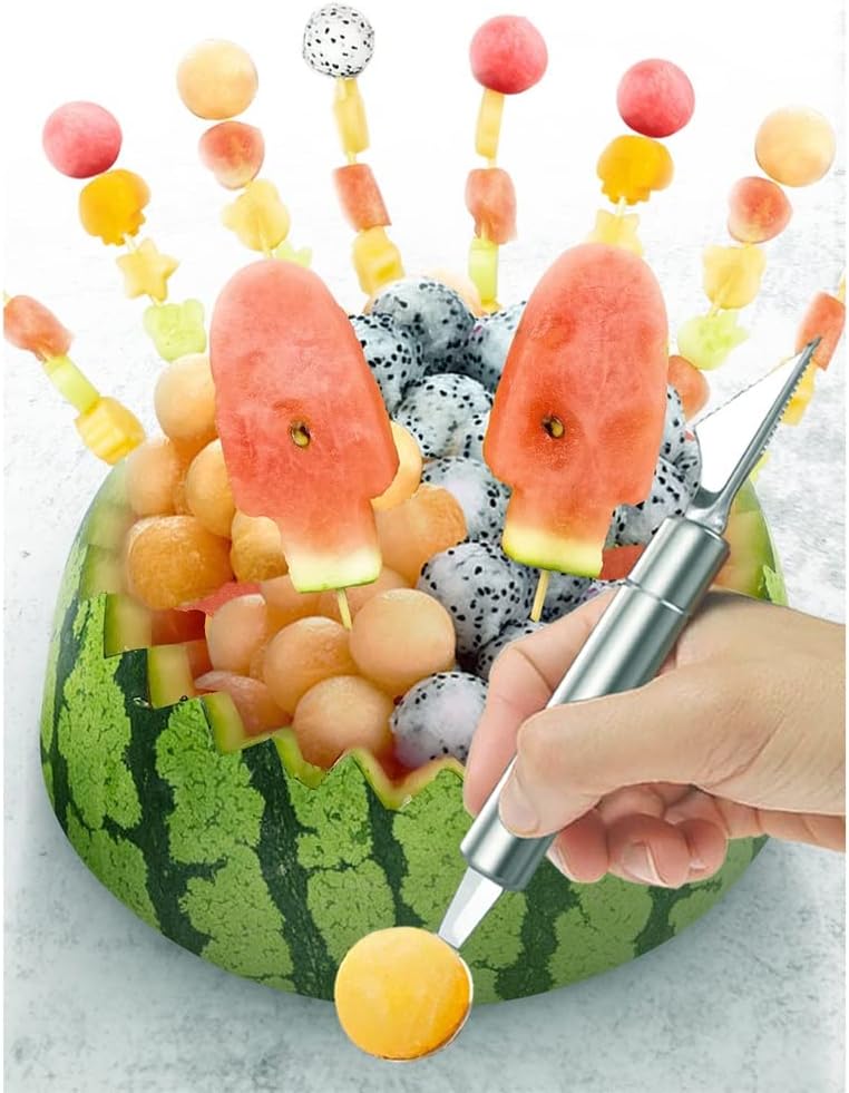 Multi-piece Ball Digger Dig Ice Cream Fruit Spoon Platter Tool Set Carving Cut Fruits And Vegetables